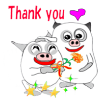 Let's talk in pig language. sticker #965284