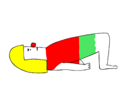 Sticker of yoga sticker #965933