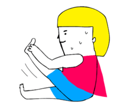 Sticker of yoga sticker #965934