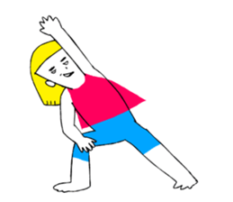 Sticker of yoga sticker #965937