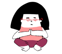 Sticker of yoga sticker #965940