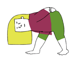 Sticker of yoga sticker #965944