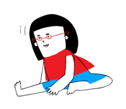 Sticker of yoga sticker #965951