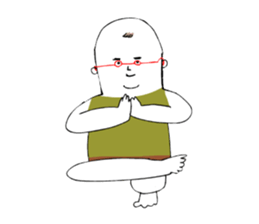 Sticker of yoga sticker #965964