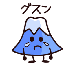 Mount Fuji and Pudding sticker #966018