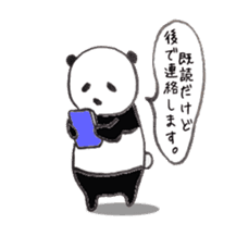 Lovely Panda Stickers sticker #966182