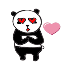 Lovely Panda Stickers sticker #966185
