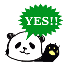 Lovely Panda Stickers sticker #966186