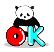 Lovely Panda Stickers sticker #966190