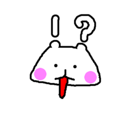 Making agreeable responses rabbit sticker #966968