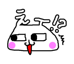 Making agreeable responses rabbit sticker #967003