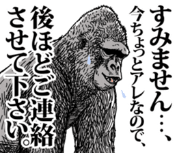 Honorific of Gorilla gorilla gorilla sticker #967411