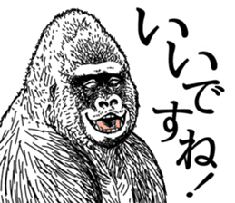 Honorific of Gorilla gorilla gorilla sticker #967418