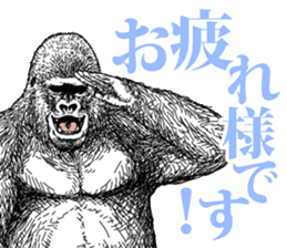 Honorific of Gorilla gorilla gorilla sticker #967437