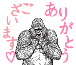 Honorific of Gorilla gorilla gorilla sticker #967440