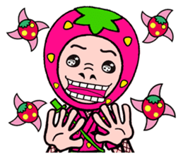 Strawberry ninja sticker #967710