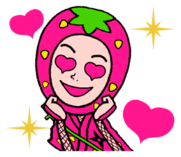 Strawberry ninja sticker #967712