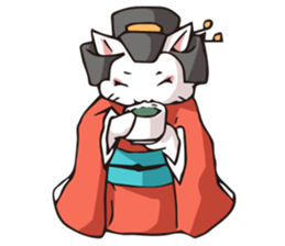 Geisha & Ninja CAT sticker #968168