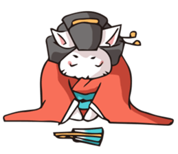 Geisha & Ninja CAT sticker #968172