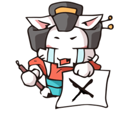 Geisha & Ninja CAT sticker #968179