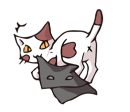 Geisha & Ninja CAT sticker #968180