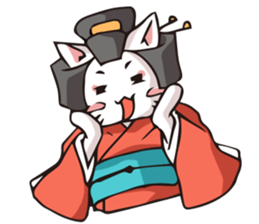 Geisha & Ninja CAT sticker #968187