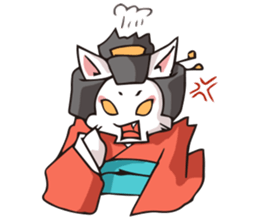 Geisha & Ninja CAT sticker #968193