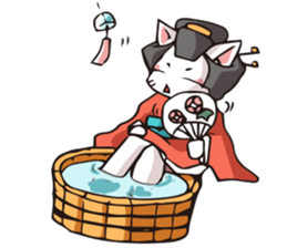 Geisha & Ninja CAT sticker #968199
