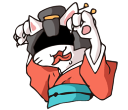 Geisha & Ninja CAT sticker #968202