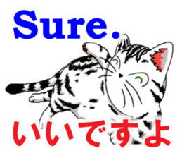 Easy communication English-Japanese sticker #968865