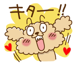 Putaro the Poodle 2 sticker #969220
