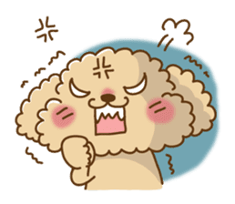 Putaro the Poodle 2 sticker #969226