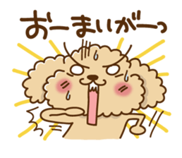 Putaro the Poodle 2 sticker #969227