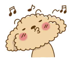 Putaro the Poodle 2 sticker #969239