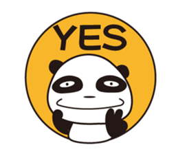 shirome panda sticker #970255
