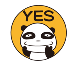 shirome panda sticker #970255