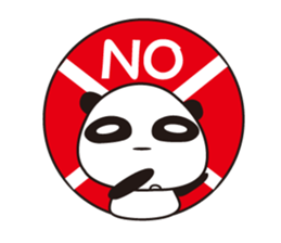 shirome panda sticker #970256
