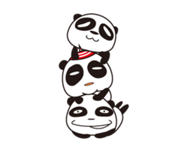 shirome panda sticker #970258
