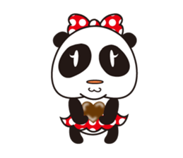 shirome panda sticker #970262
