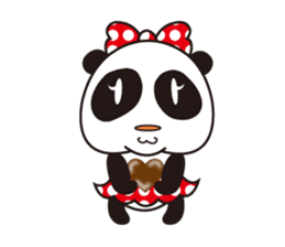shirome panda sticker #970262
