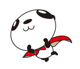 shirome panda sticker #970266