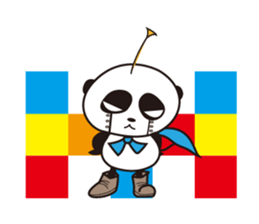 shirome panda sticker #970267