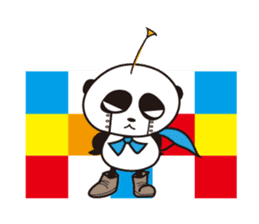 shirome panda sticker #970267