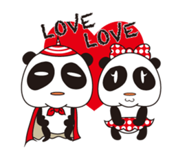 shirome panda sticker #970269