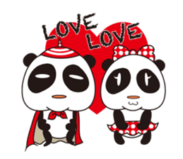 shirome panda sticker #970269
