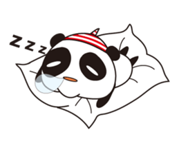 shirome panda sticker #970277