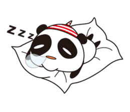 shirome panda sticker #970277