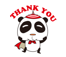 shirome panda sticker #970282