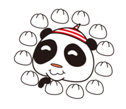shirome panda sticker #970283