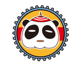 shirome panda sticker #970284